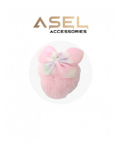 Renkli Kurdele Figürlü Peluş Toka 