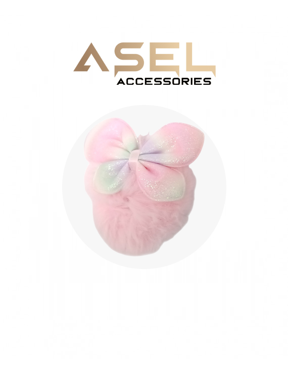 Renkli Kurdele Figürlü Peluş Toka 