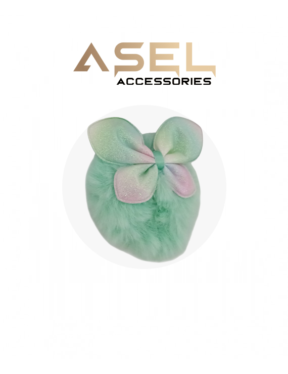 Renkli Kurdele Figürlü Peluş Toka 