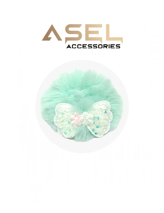 Kurdale Figürlü Peluş Toka