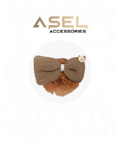 Ayıcıklı Lastikli Peluş Toka