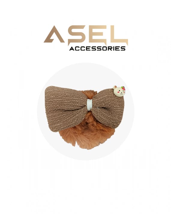 Ayıcıklı Lastikli Peluş Toka