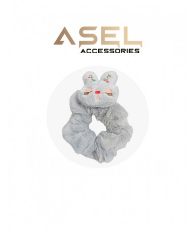 Tavşanlı Lastikli Peluş Toka