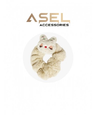 Tavşanlı Lastikli Peluş Toka