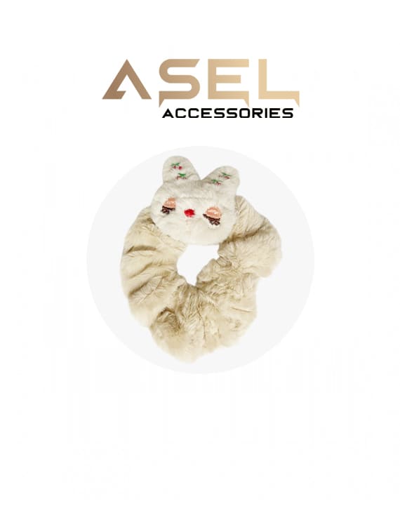 Tavşanlı Lastikli Peluş Toka